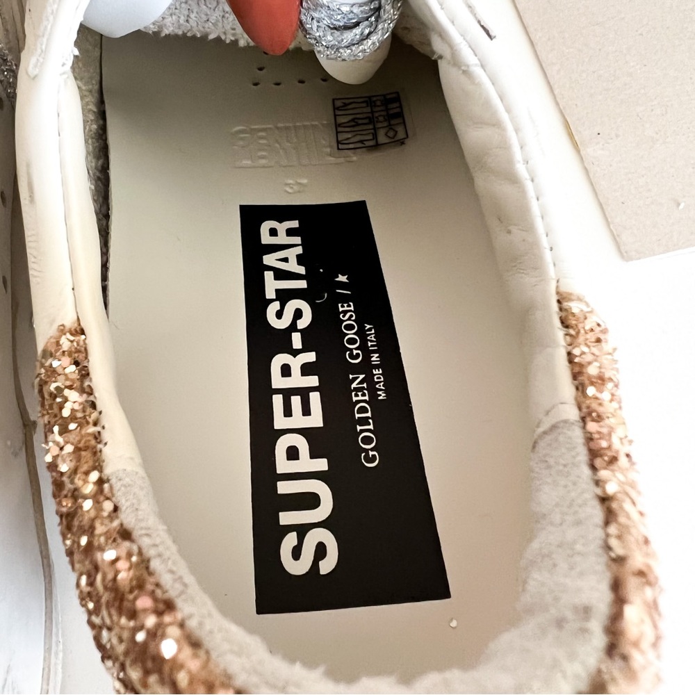 ✨Private Edition✨ Golden Goose Superstar Leather Glitter Low-Top Sneakers - Picture 8 of 8